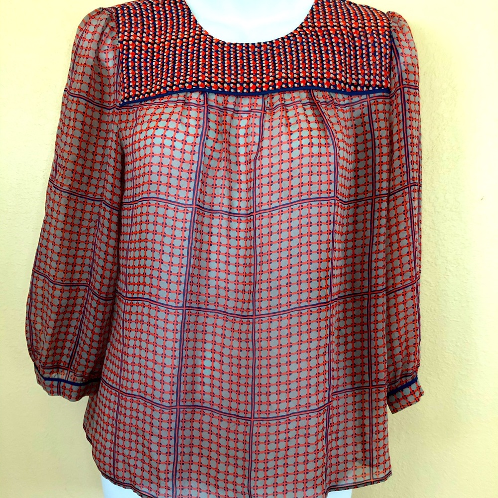 Madewell silk blouse Small